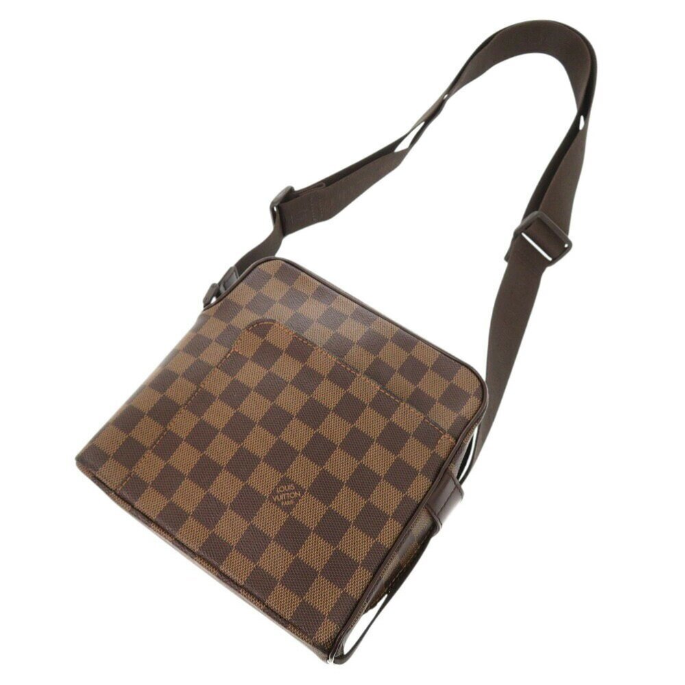 LOUIS VUITTON Authentic Brown Damier Shoulder Bag - Picture 6 of 10